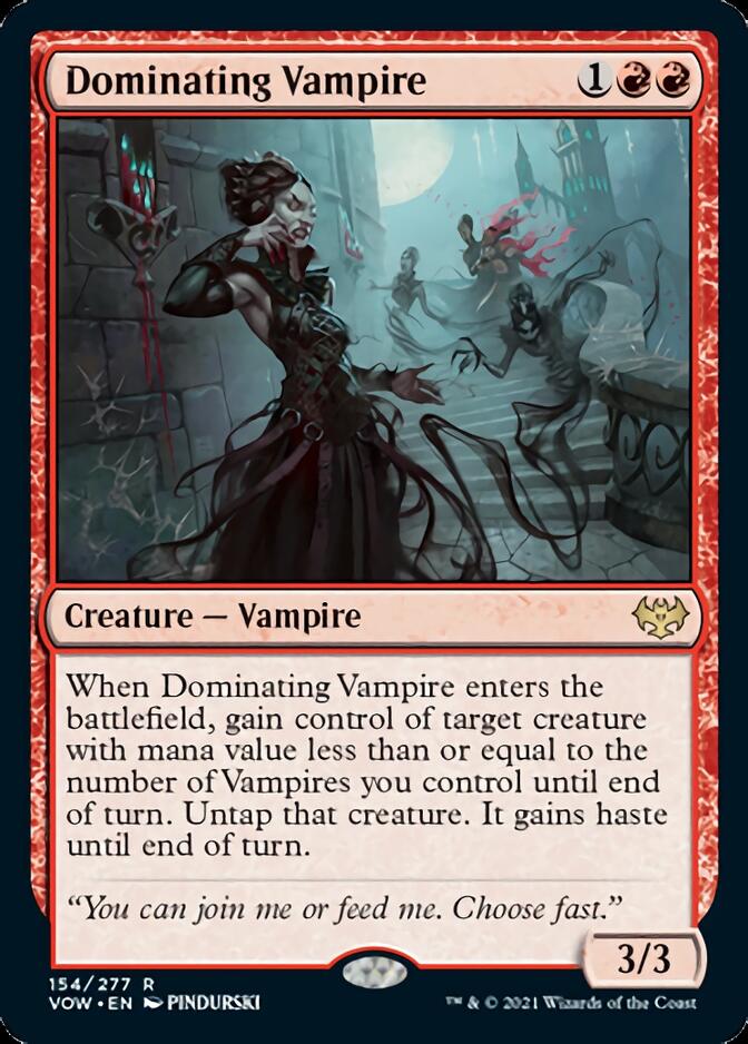 Dominating Vampire [Innistrad: Crimson Vow] | Gamer Loot