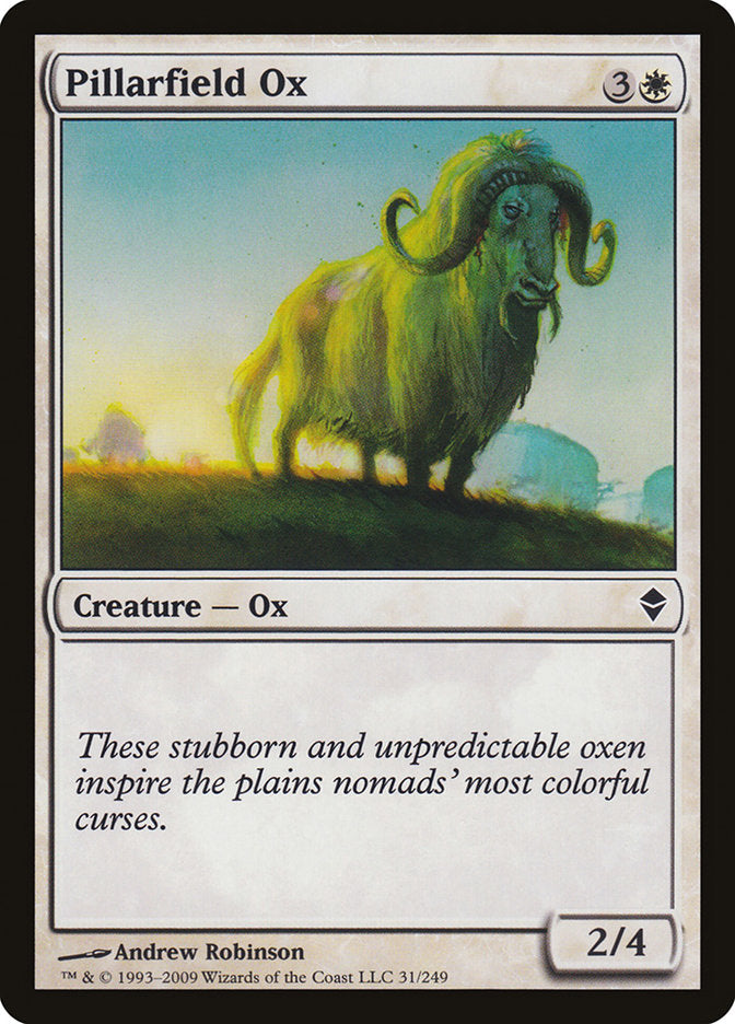 Pillarfield Ox [Zendikar] | Gamer Loot