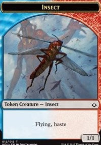 Insect // Warrior Double-sided Token [Hour of Devastation Tokens] | Gamer Loot