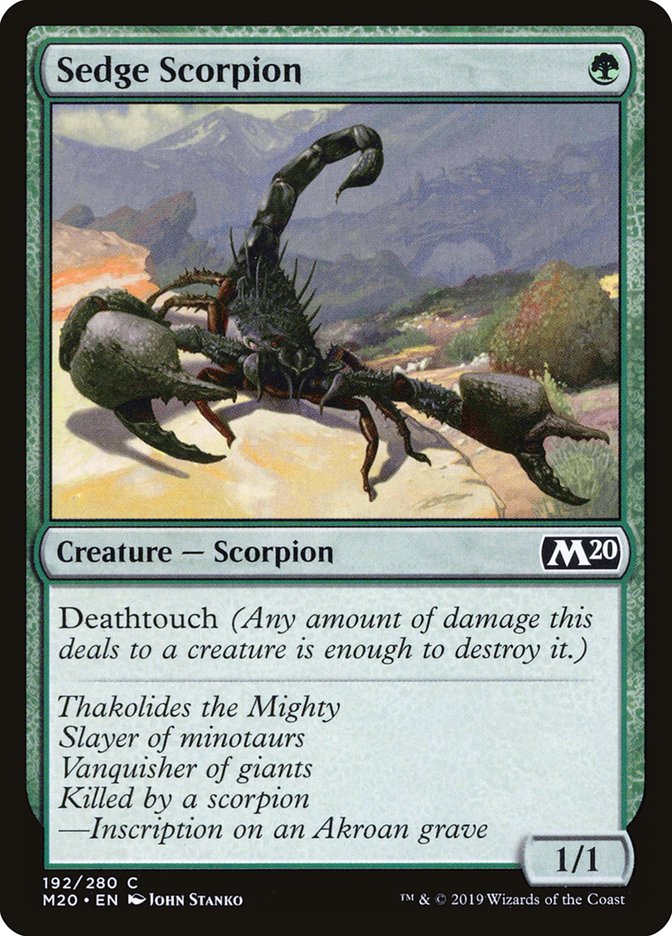 Sedge Scorpion [Core Set 2020] | Gamer Loot