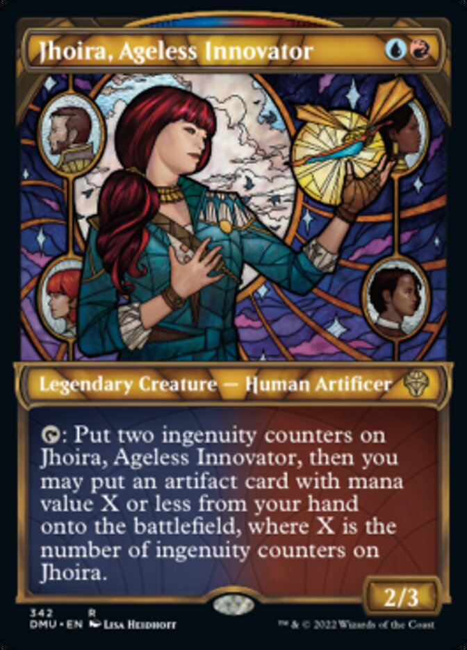 Jhoira, Ageless Innovator (Showcase Textured) [Dominaria United] | Gamer Loot