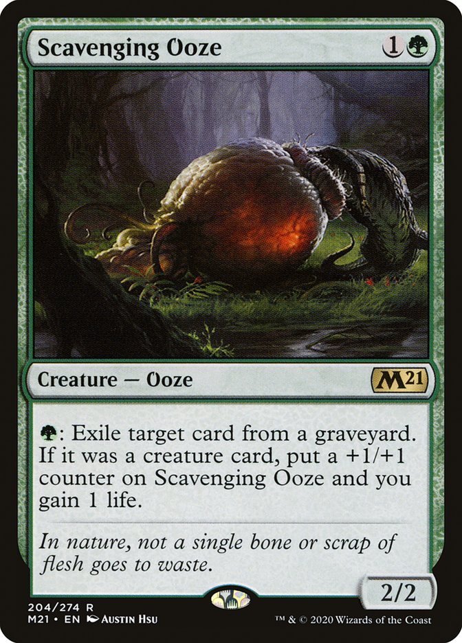 Scavenging Ooze [Core Set 2021] | Gamer Loot