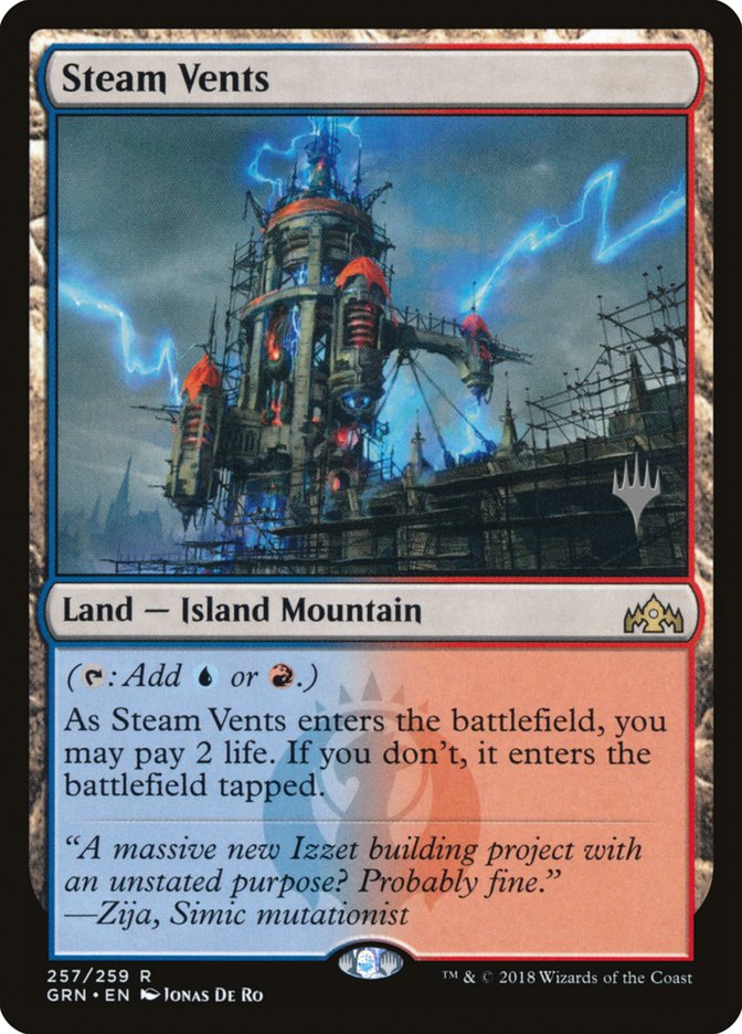 Steam Vents (Promo Pack) [Guilds of Ravnica Promos] | Gamer Loot