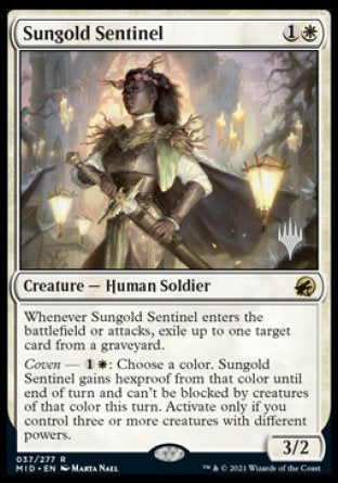 Sungold Sentinel (Promo Pack) [Innistrad: Midnight Hunt Promos] | Gamer Loot