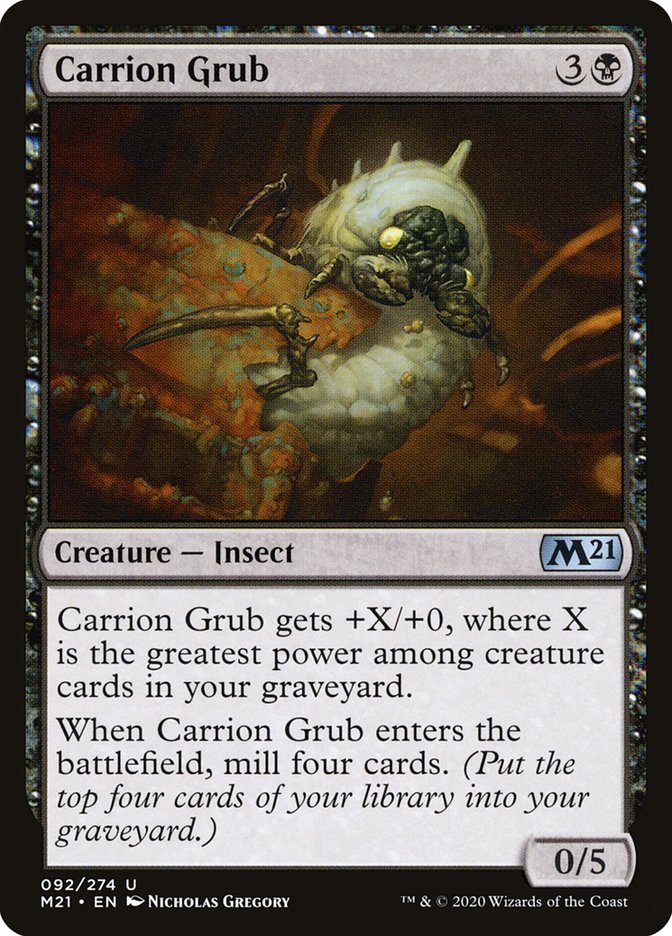 Carrion Grub [Core Set 2021] | Gamer Loot