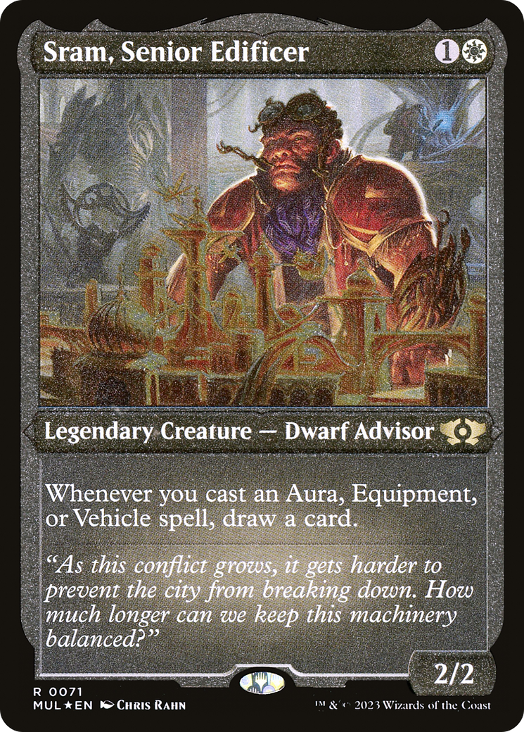 Sram, Senior Edificer (Foil Etched) [Multiverse Legends] | Gamer Loot