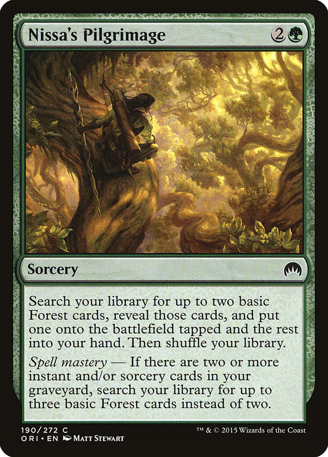Nissa's Pilgrimage [Magic Origins] | Gamer Loot