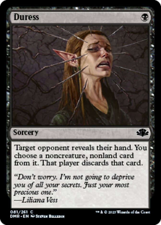 Duress [Dominaria Remastered] | Gamer Loot