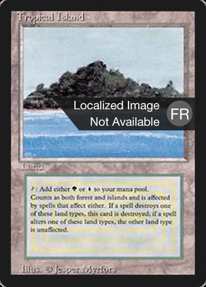 Tropical Island [Foreign Black Border] | Gamer Loot