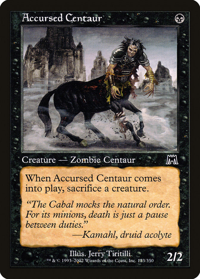 Accursed Centaur [Onslaught] | Gamer Loot