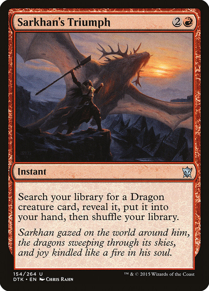 Sarkhan's Triumph [Dragons of Tarkir] | Gamer Loot