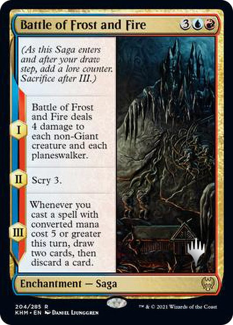 Battle of Frost and Fire [Kaldheim Promos] | Gamer Loot