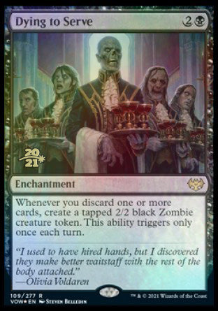 Dying to Serve [Innistrad: Crimson Vow Prerelease Promos] | Gamer Loot