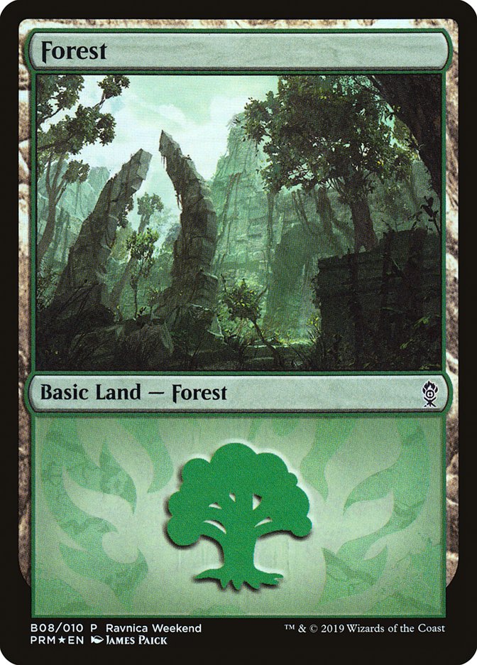 Forest (B08) [Ravnica Allegiance Guild Kit] | Gamer Loot