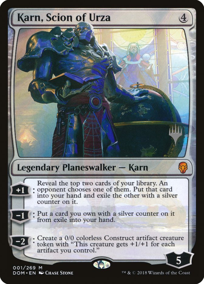 Karn, Scion of Urza (Promo Pack) [Dominaria Promos] | Gamer Loot