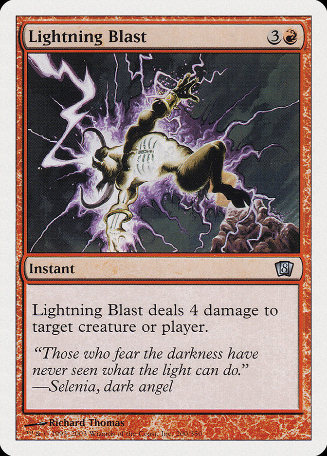 Lightning Blast [Eighth Edition] | Gamer Loot