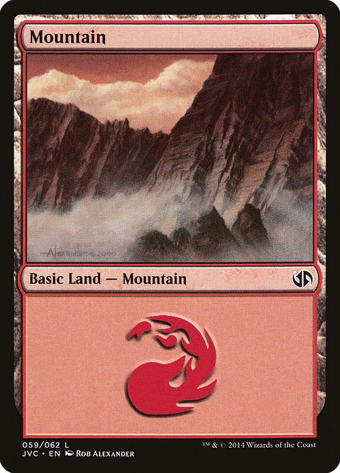 Mountain (61) [Duel Decks Anthology] | Gamer Loot