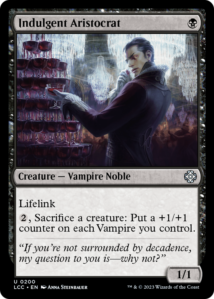 Indulgent Aristocrat [The Lost Caverns of Ixalan Commander] | Gamer Loot