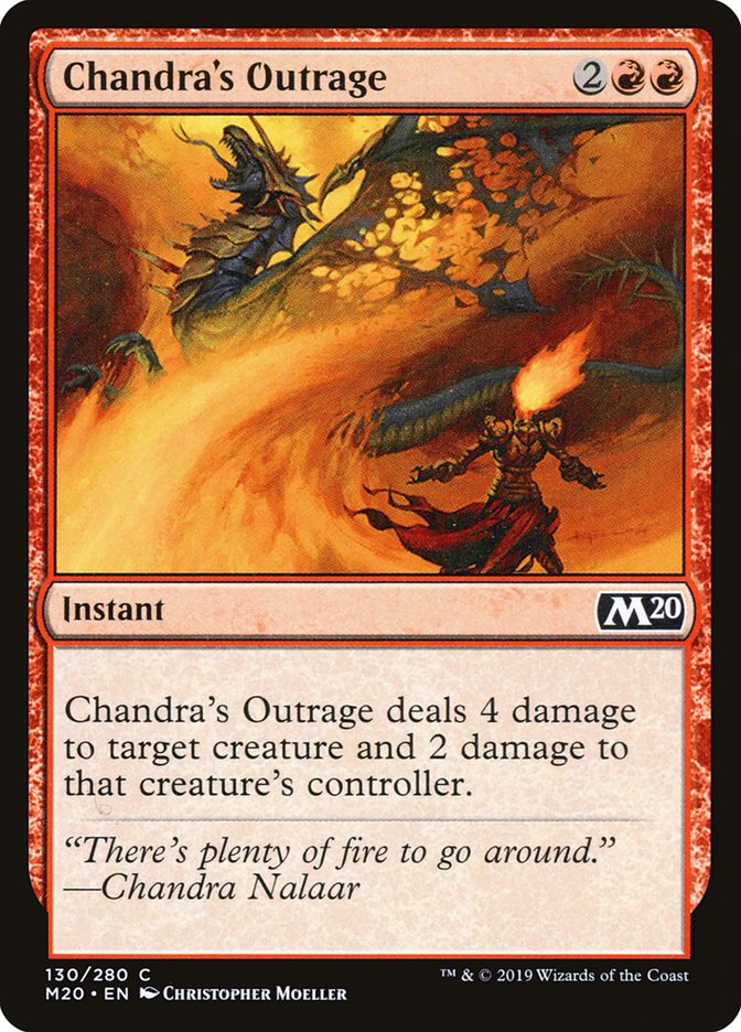 Chandra's Outrage [Core Set 2020] | Gamer Loot