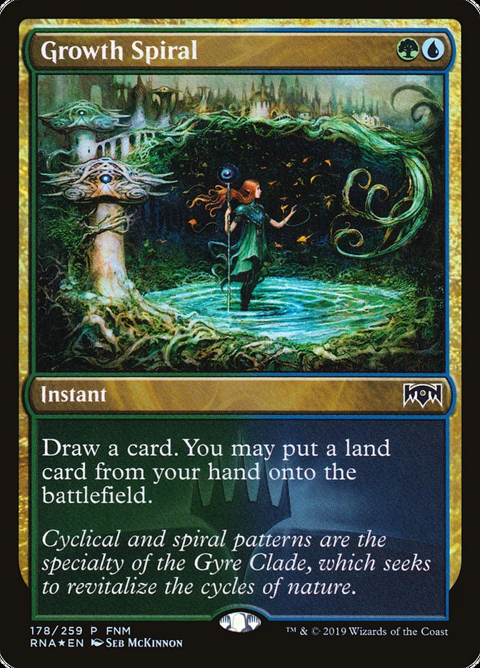 Growth Spiral (FNM) [Ravnica Allegiance Promos] | Gamer Loot