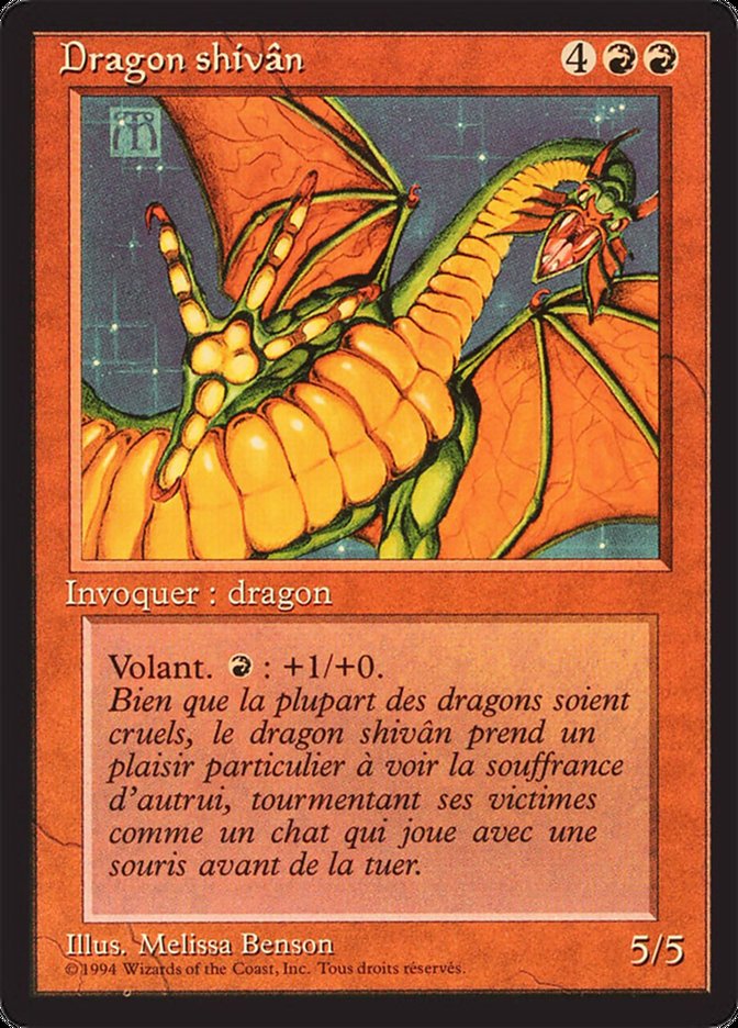 Shivan Dragon [Foreign Black Border] | Gamer Loot