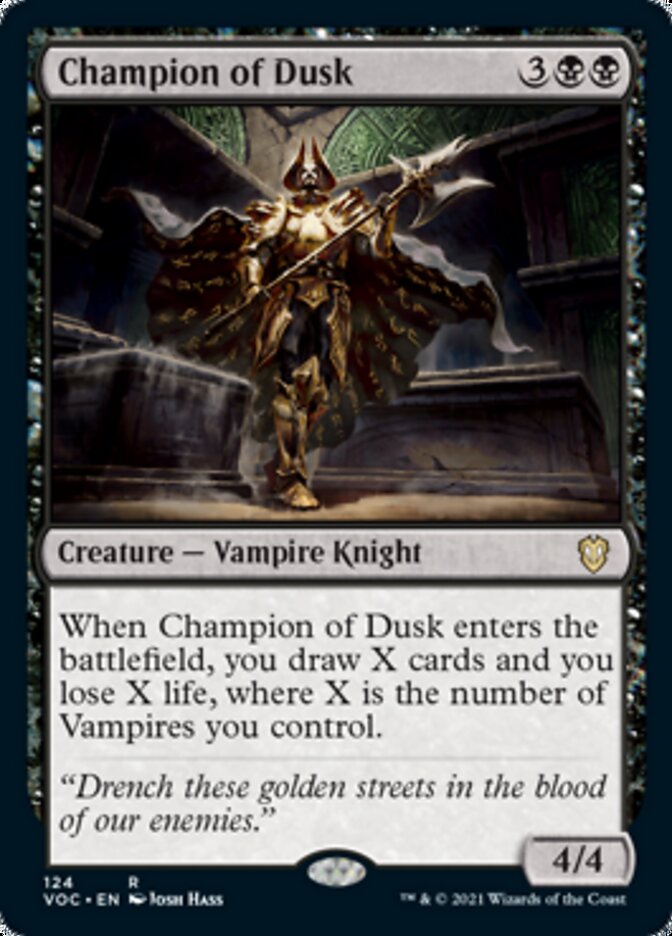 Champion of Dusk [Innistrad: Crimson Vow Commander] | Gamer Loot