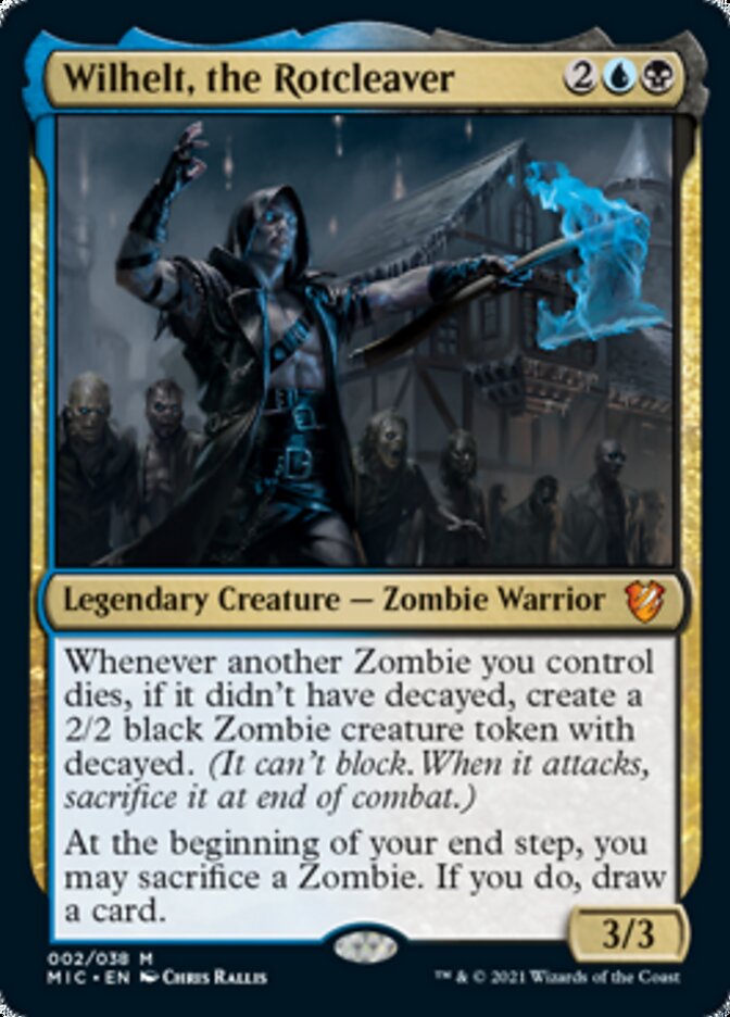 Wilhelt, the Rotcleaver (Display Commander) [Innistrad: Midnight Hunt Commander] | Gamer Loot