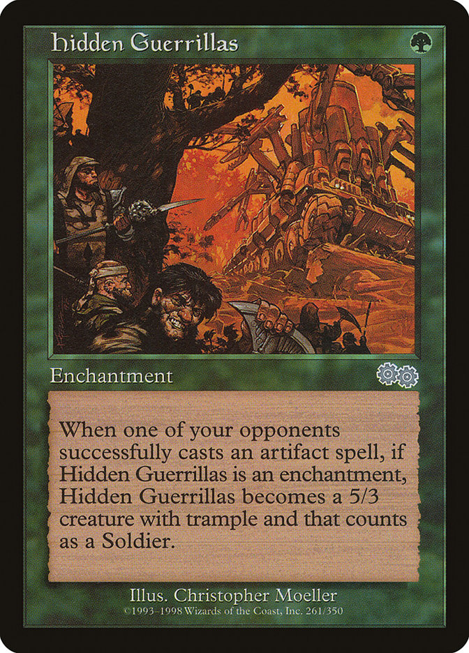 Hidden Guerrillas [Urza's Saga] | Gamer Loot