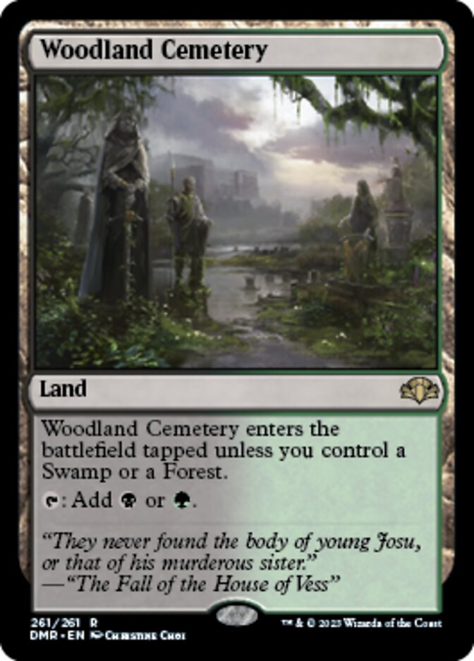 Woodland Cemetery [Dominaria Remastered] | Gamer Loot