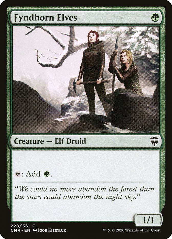 Fyndhorn Elves [Commander Legends] | Gamer Loot