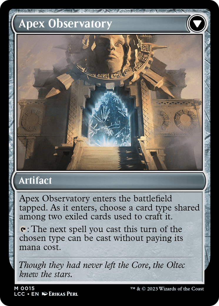 Eye of Ojer Taq // Apex Observatory [The Lost Caverns of Ixalan Commander] | Gamer Loot