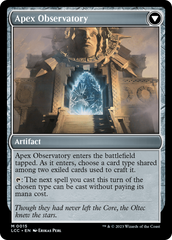 Eye of Ojer Taq // Apex Observatory [The Lost Caverns of Ixalan Commander] | Gamer Loot