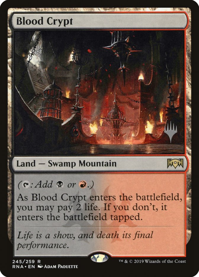 Blood Crypt (Promo Pack) [Ravnica Allegiance Promos] | Gamer Loot