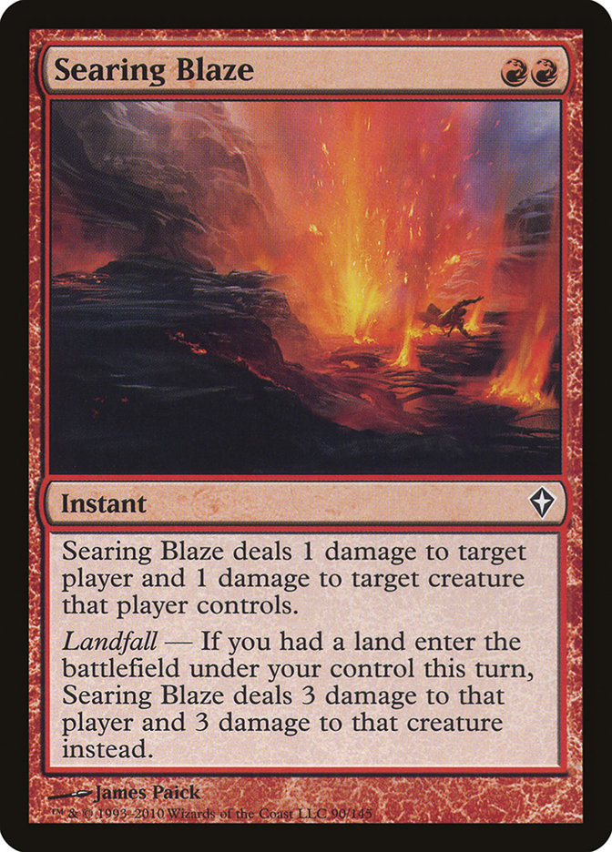Searing Blaze [Worldwake] | Gamer Loot