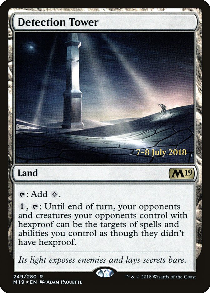 Detection Tower  [Core Set 2019 Prerelease Promos] | Gamer Loot