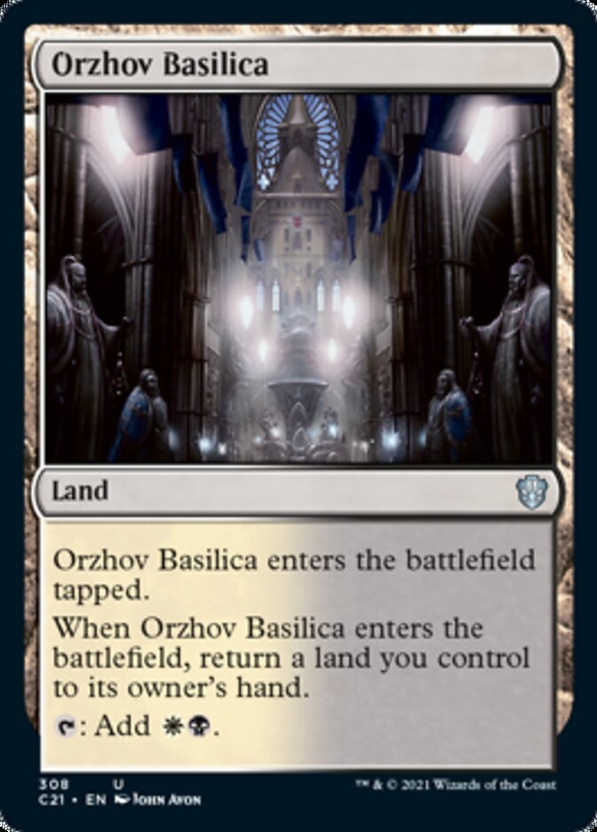 Orzhov Basilica [Commander 2021] | Gamer Loot