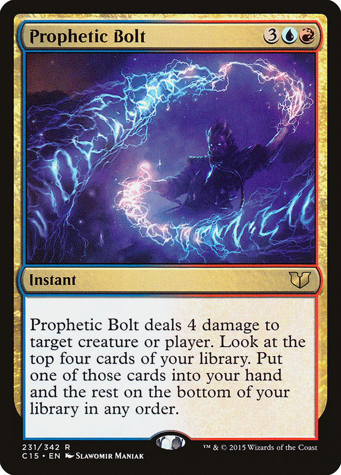 Prophetic Bolt [Commander 2015] | Gamer Loot