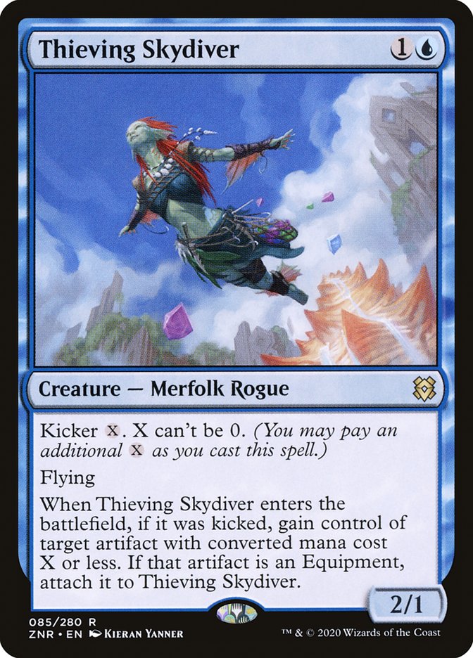 Thieving Skydiver [Zendikar Rising] | Gamer Loot