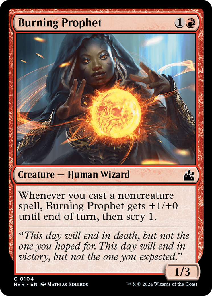 Burning Prophet [Ravnica Remastered] | Gamer Loot