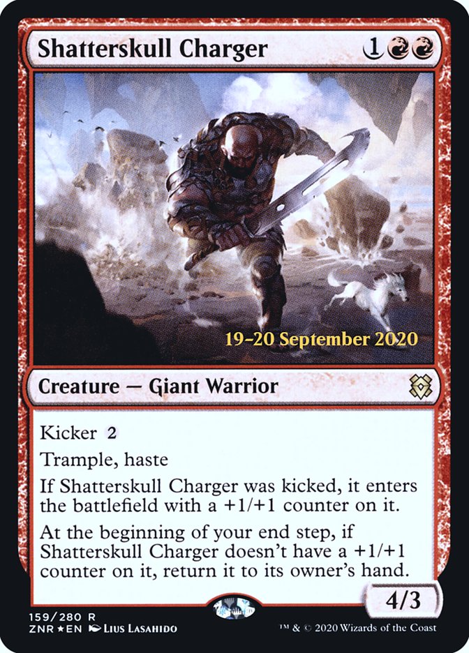Shatterskull Charger [Zendikar Rising Prerelease Promos] | Gamer Loot