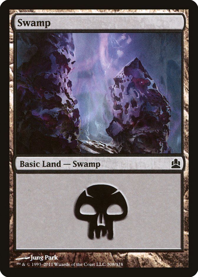 Swamp (308) [Commander 2011] | Gamer Loot