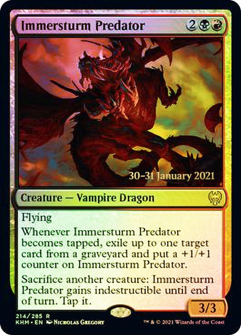 Immersturm Predator [Kaldheim Prerelease Promos] | Gamer Loot