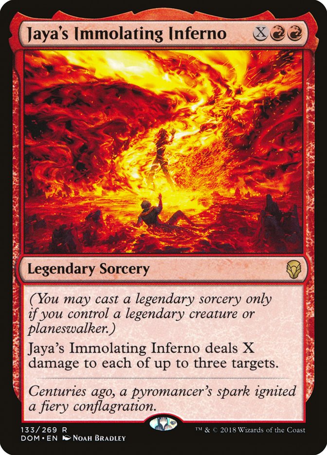 Jaya's Immolating Inferno [Dominaria] | Gamer Loot