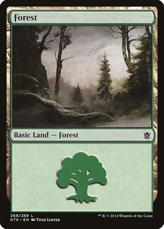 Forest (268) [Khans of Tarkir] | Gamer Loot