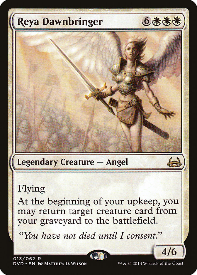 Reya Dawnbringer (Divine vs. Demonic) [Duel Decks Anthology] | Gamer Loot