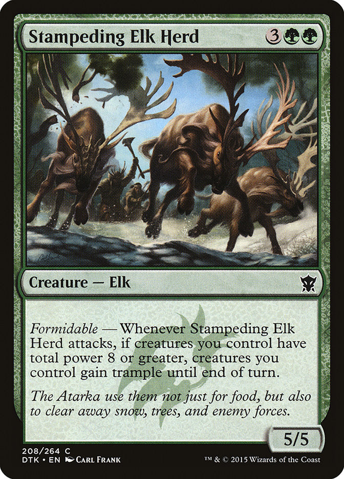 Stampeding Elk Herd [Dragons of Tarkir] | Gamer Loot