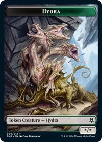 Hydra // Illusion Double-sided Token [Zendikar Rising Tokens] | Gamer Loot