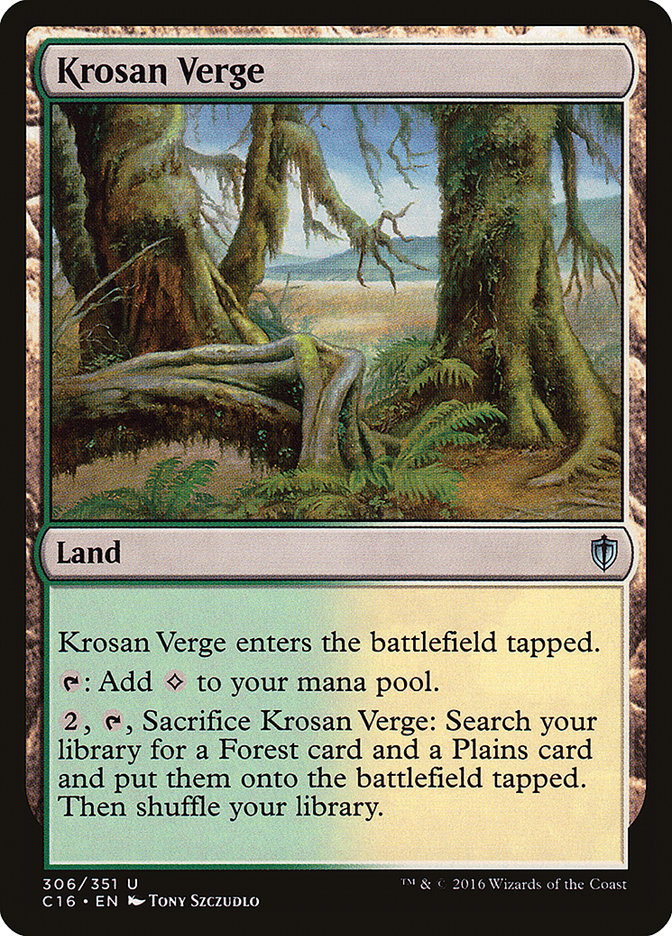 Krosan Verge [Commander 2016] | Gamer Loot