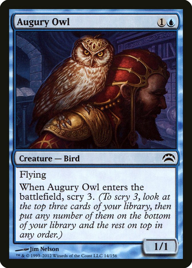 Augury Owl [Planechase 2012] | Gamer Loot