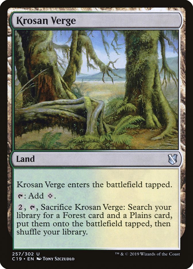 Krosan Verge [Commander 2019] | Gamer Loot